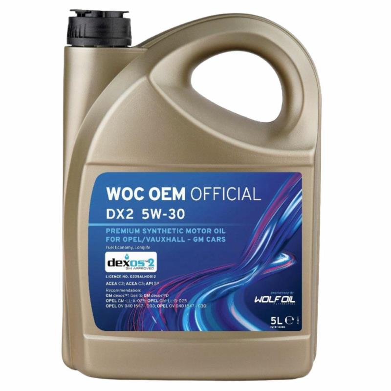 OPEL WOC OEM 5W30 Dexos2 5L - oryginalny olej silnikowy OEM | Sklep online Galonoleje.pl