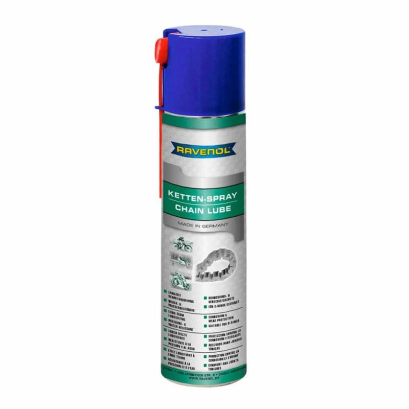 RAVENOL Ketten Spray 400ml - półsyntetyczny smar do łańcucha motocyklowego | Sklep online Galonoleje.pl