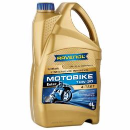 RAVENOL Motobike 4T Ester 10W30 4L - syntetyczny olej motocyklowy | Sklep online Galonoleje.pl