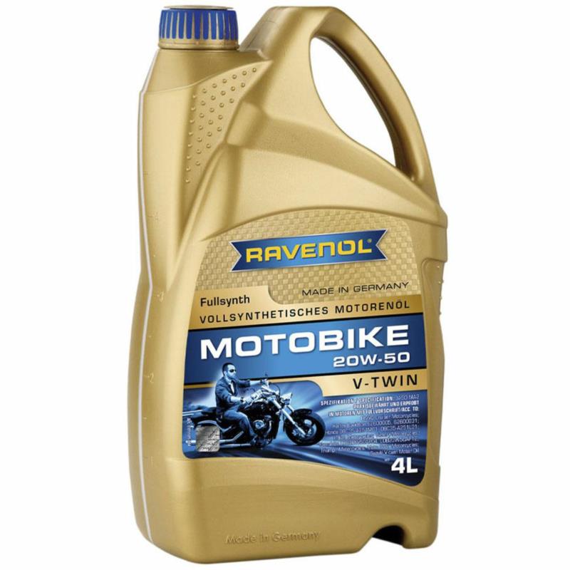 RAVENOL Motobike V-Twin 20W50 Fulls 4L - syntetyczny olej motocyklowy | Sklep online Galonoleje.pl