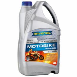 RAVENOL Motobike V-Twin 20W50 Mineral 4L - mineralny olej motocyklowy | Sklep online Galonoleje.pl