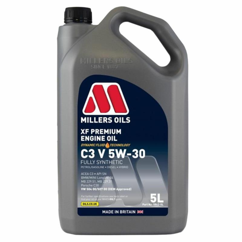 MILLERS OILS XF Premium C3 V 5w30 5L - syntetyczny olej silnikowy | Sklep online Galonoleje.pl
