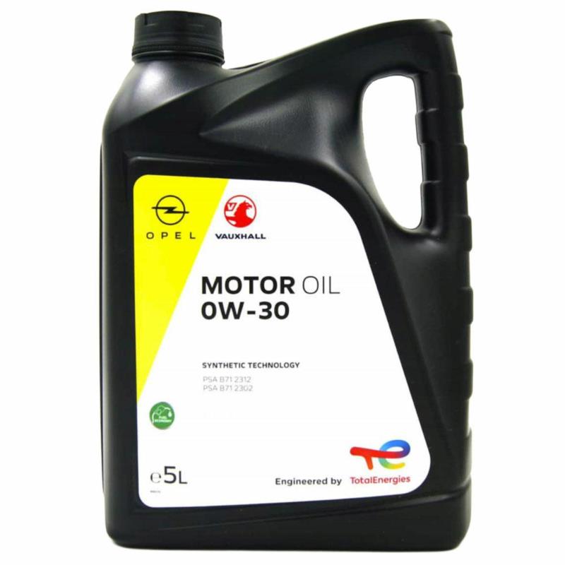 OPEL Vauxhall Motor Oil 0W30 5L - oryginalny olej silnikowy TOTAL | Sklep online Galonoleje.pl