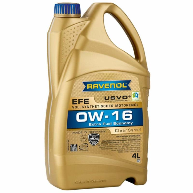 RAVENOL EFE 0W-16 CleanSynto 4L - w pełni syntetyczny olej silnikowy do hybryd | Sklep online Galonoleje.pl