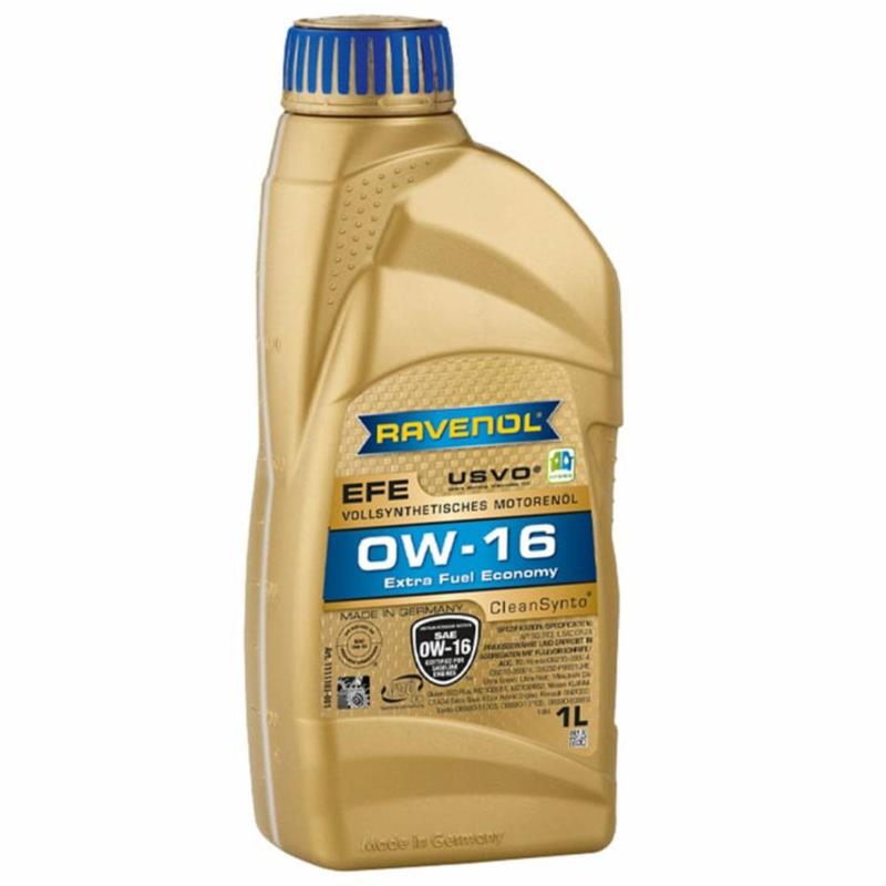 RAVENOL EFE 0W-16 CleanSynto 1L - w pełni syntetyczny olej silnikowy do hybryd | Sklep online Galonoleje.pl