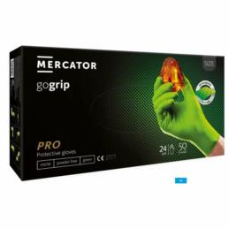 MERCATOR gogrip Green (M) - grube rękawice nitrylowe warsztatowe 50 szt. | Sklep online Galonoleje.pl