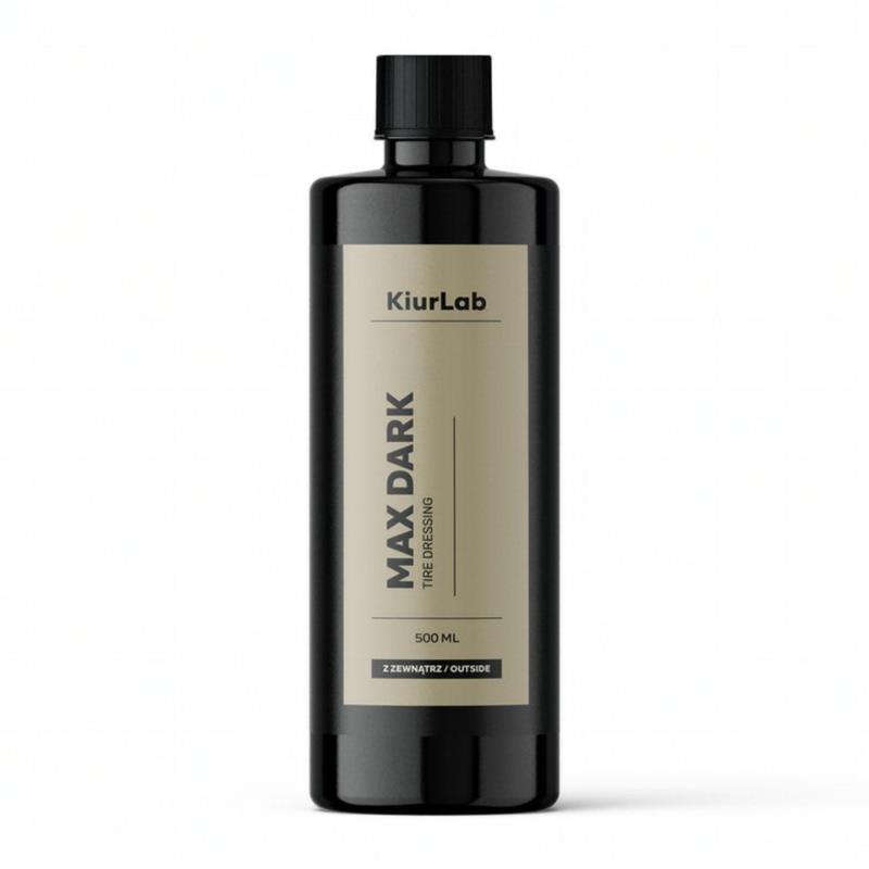 KIURLAB Max Dark 500ml - wodny dressing do opon o satynowym wykończeniu | Sklep online Galonoleje.pl