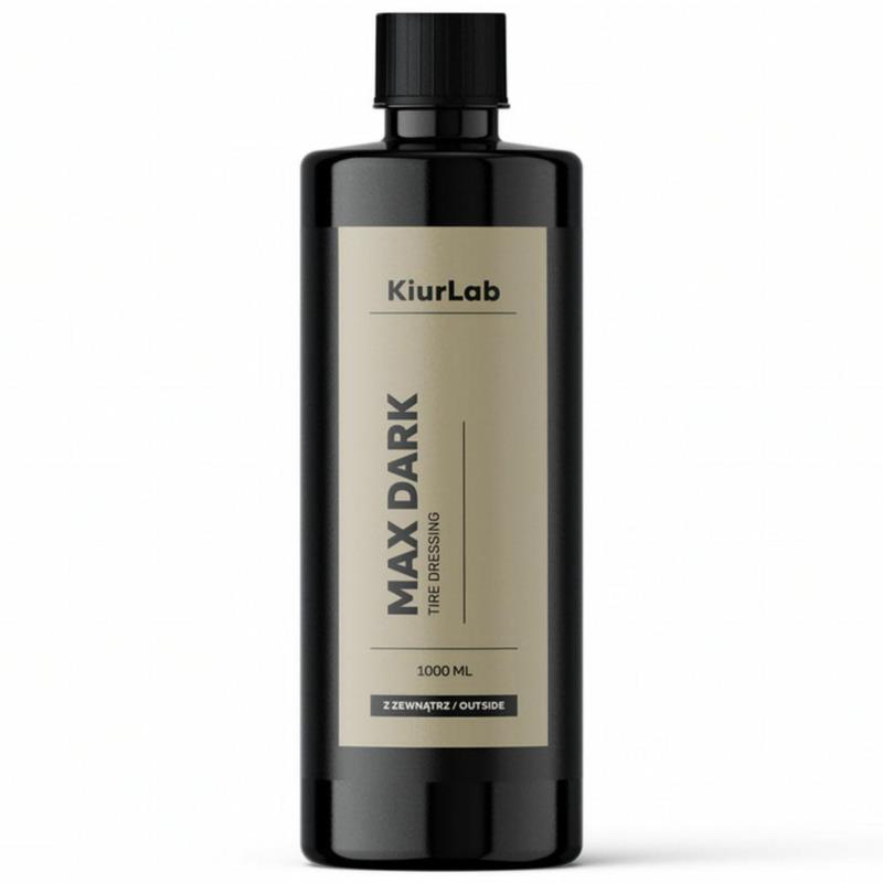 KIURLAB Max Dark 1000 ml - wodny dressing do opon o satynowym wykończeniu | Sklep online Galonoleje.pl