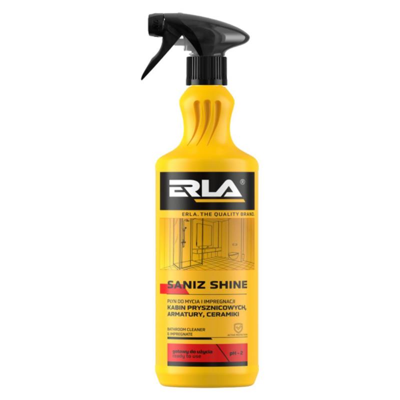 ERLA Saniz Shine 1000ml - płyn do łazienki z impregnatem | Sklep online Galonoleje.pl