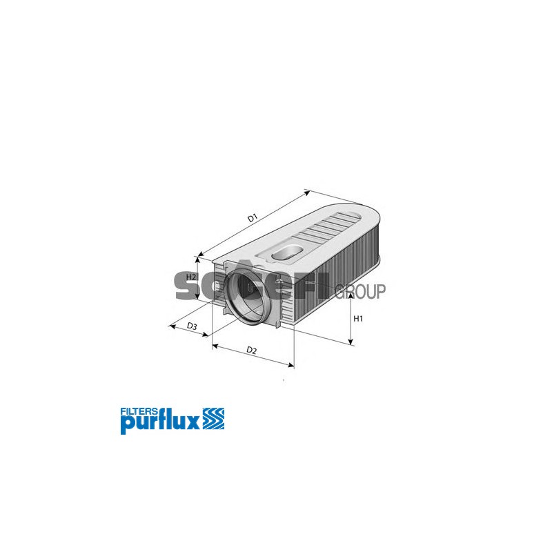 PURFLUX FILTR POWIETRZA A1384