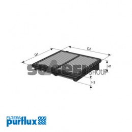 PURFLUX FILTR POWIETRZA A1502