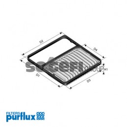 PURFLUX FILTR POWIETRZA A1511