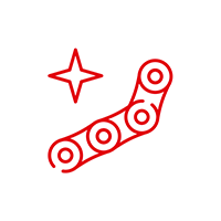 Środki, preparaty do czyszczenia łańcucha