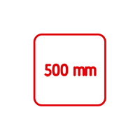500mm